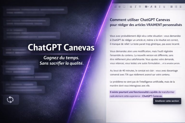 Comment utiliser ChatGPT Canevas pour rédiger des articles VRAIMENT personnalisés 1 Comment utiliser ChatGPT Canevas pour rédiger des articles vraiment personnalisés