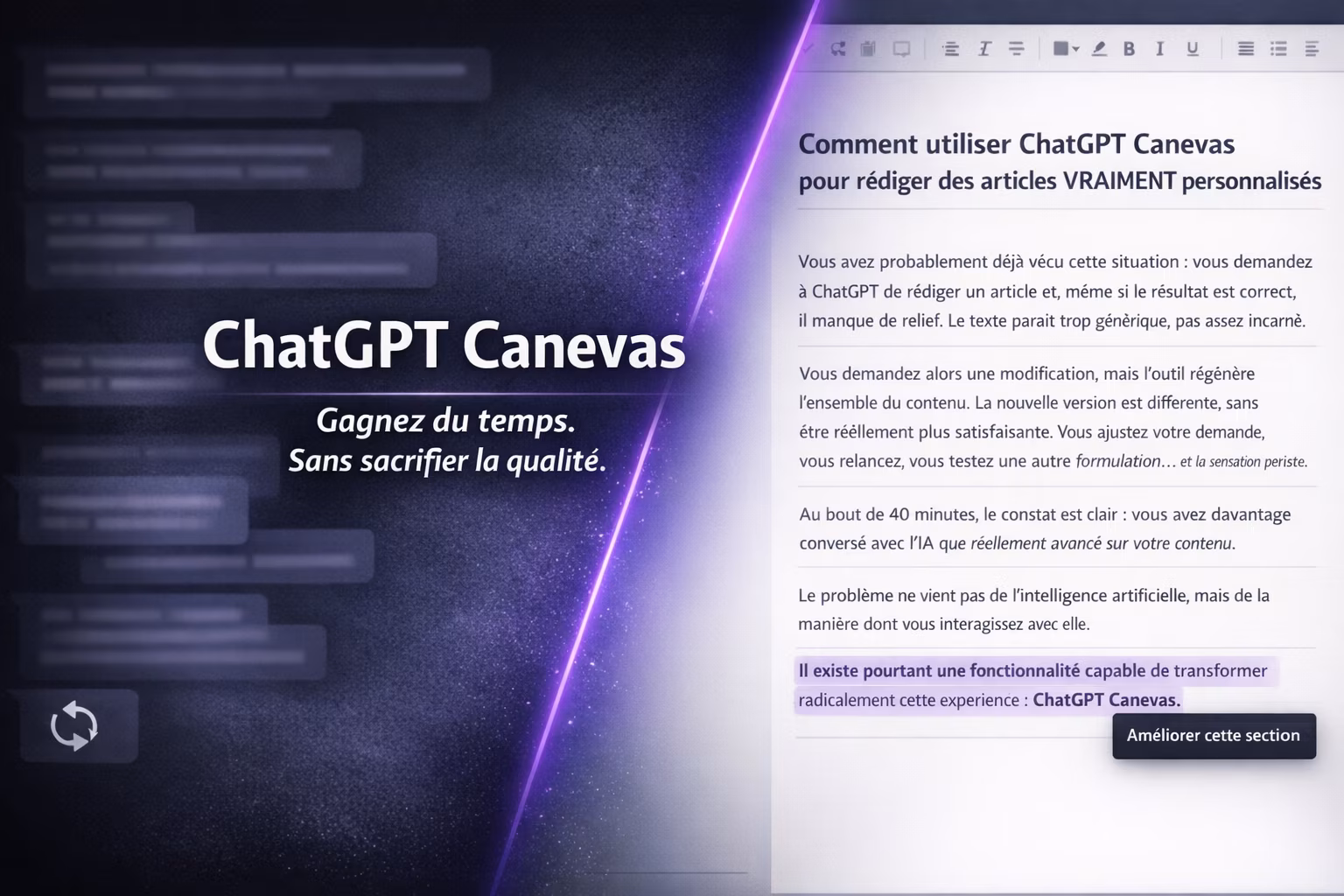 Comment utiliser ChatGPT Canevas pour rédiger des articles VRAIMENT personnalisés 1 Comment utiliser ChatGPT Canevas pour rédiger des articles vraiment personnalisés