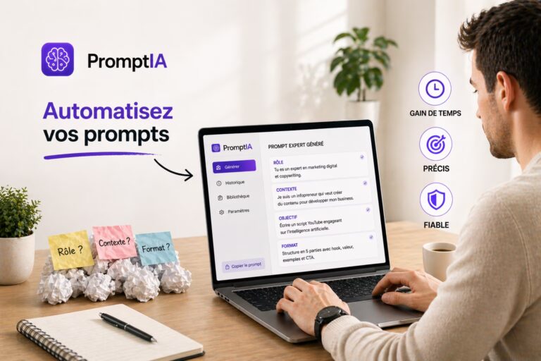 Comment automatiser vos prompts avec l’IA : la solution PromptIA 1 Automatisez vos prompts avec PromptIA
